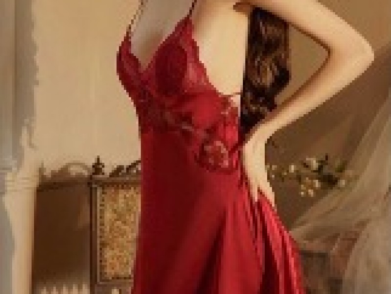 Cut Out Back Sexy Nightdress